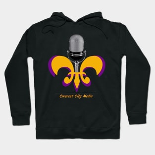 Crescent City Media Logo Gold Hoodie